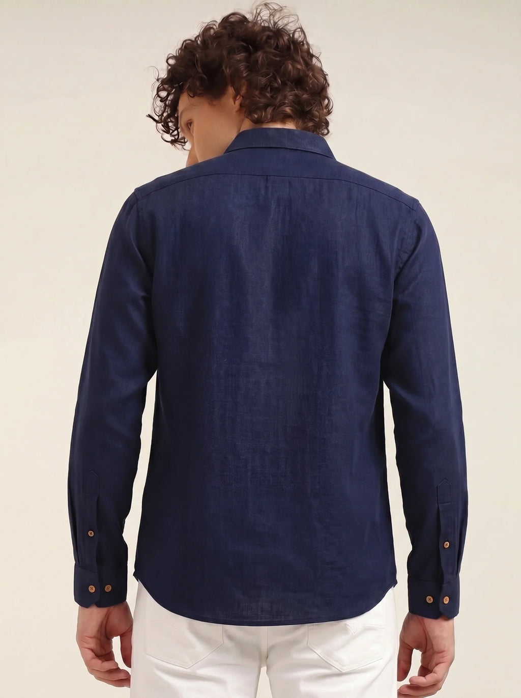 Midnight Bloom Premium Embroidery Shirt