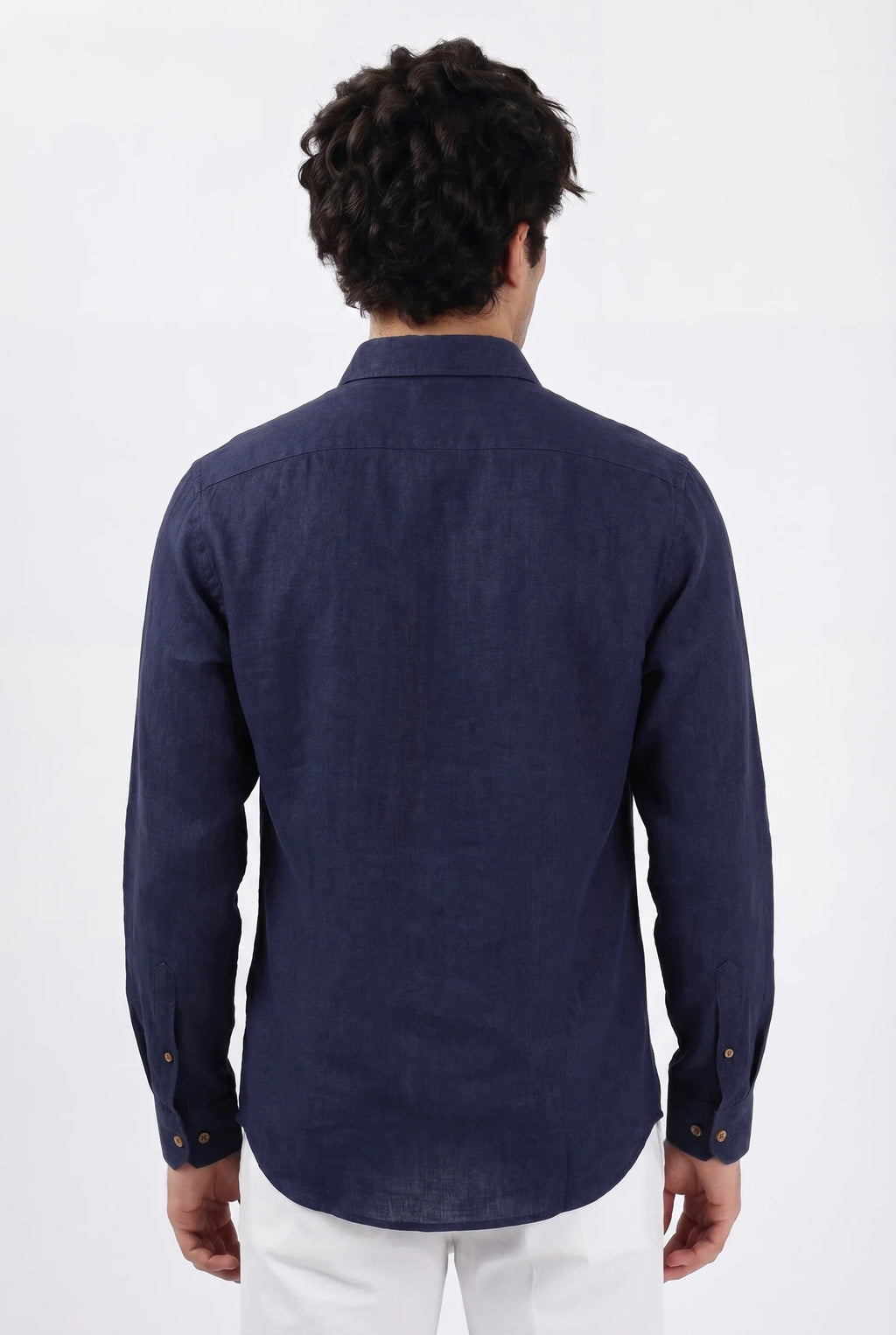Mountain Lodge Premium Navy Blue Embroidered Shirt
