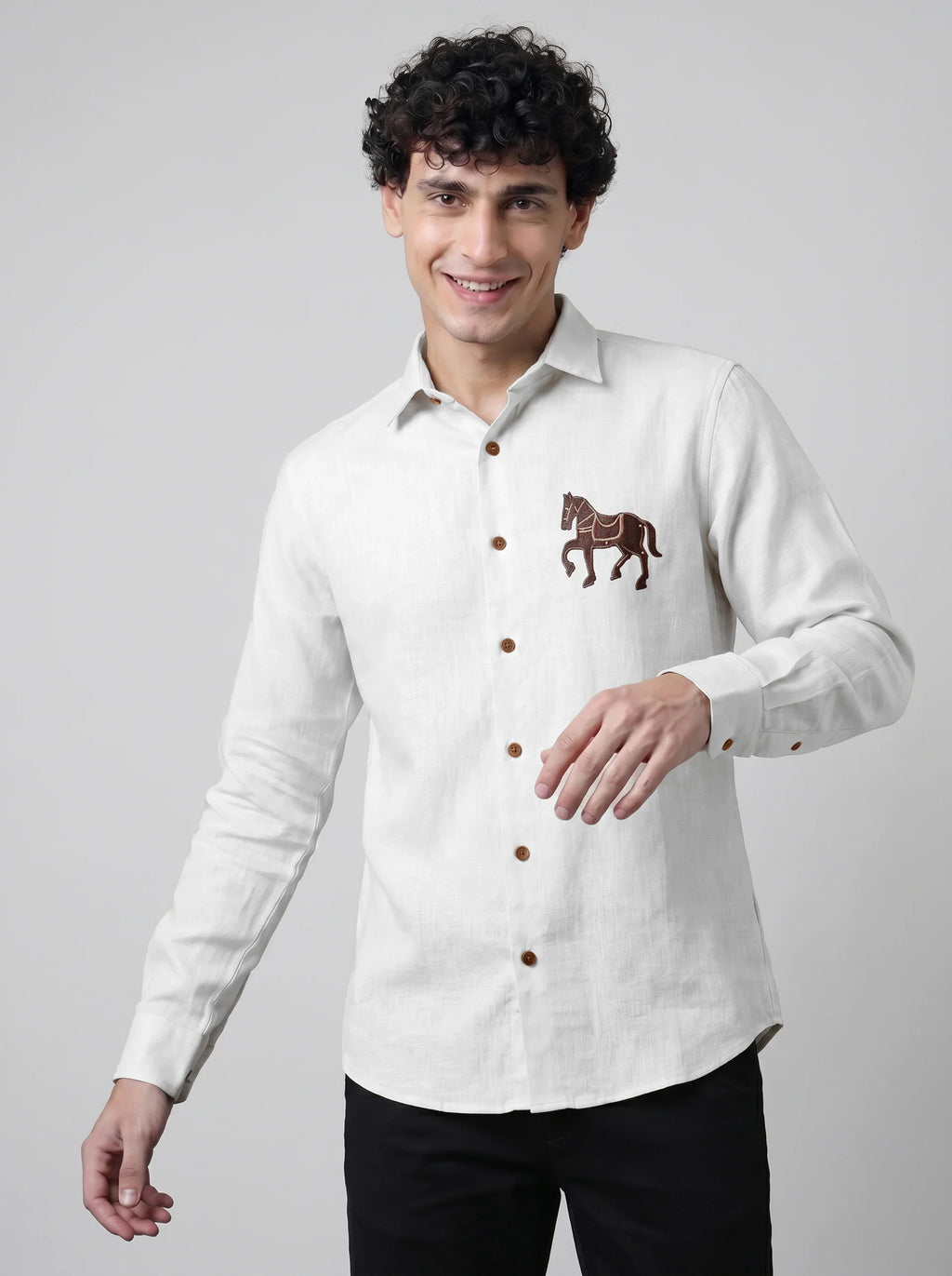 Royal Stallion Premium Embroidered Shirt