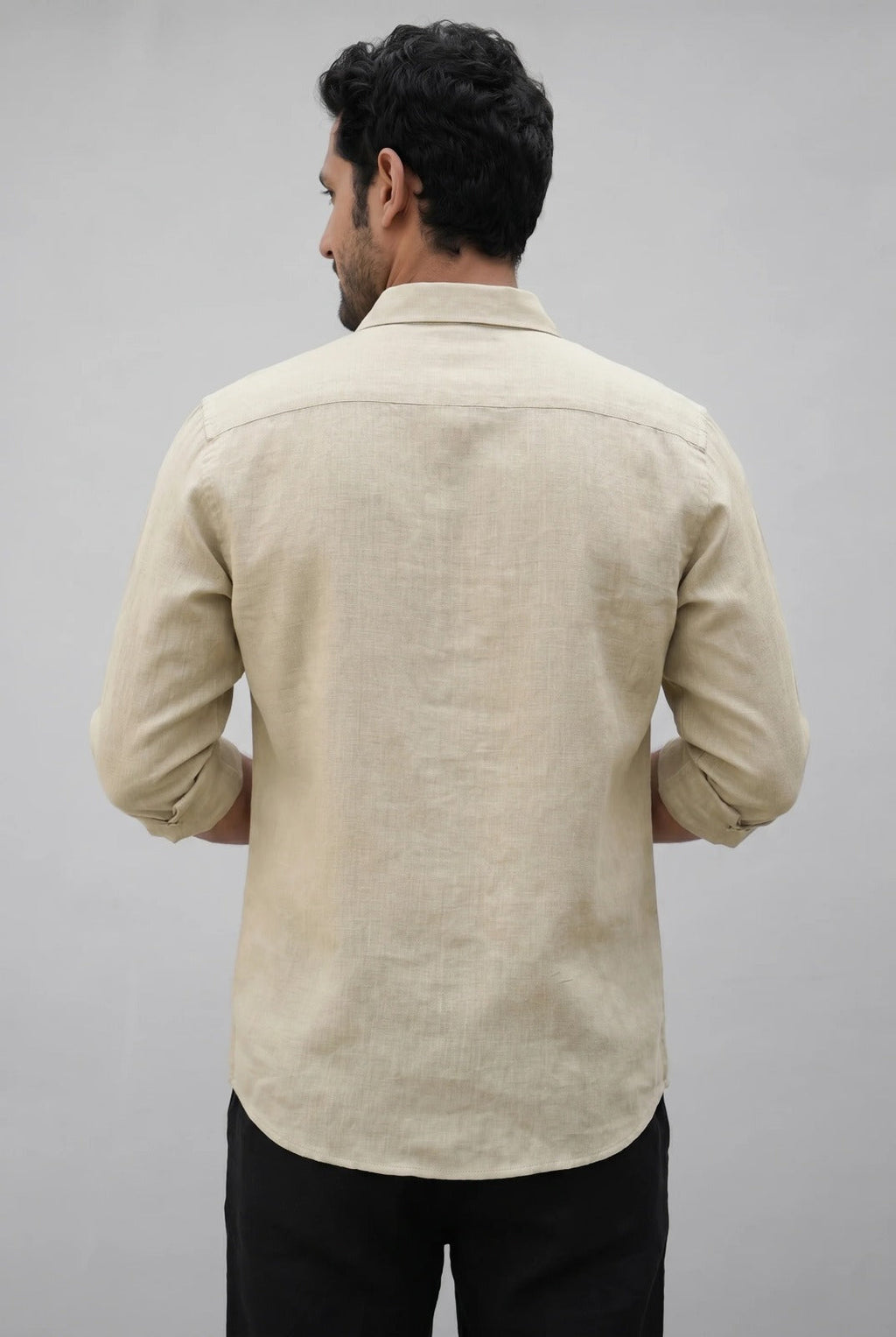 Ivory Stallion Premium Embroidered Shirt
