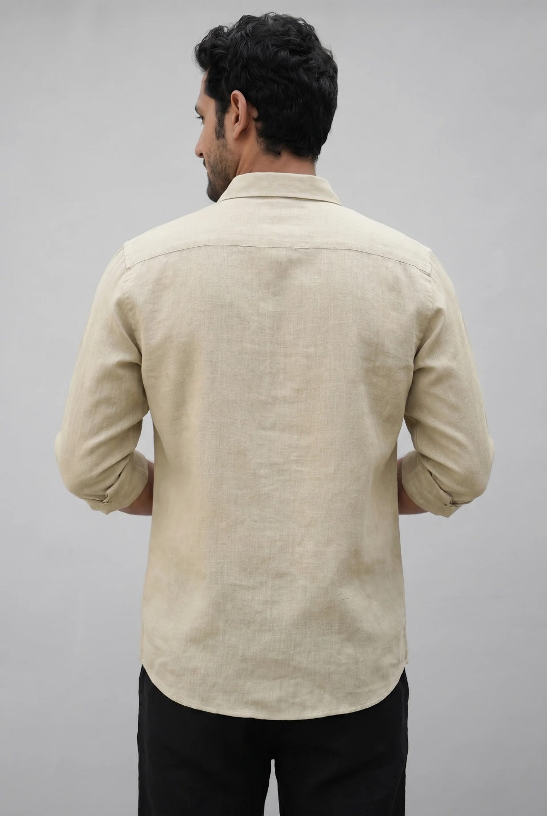 Ivory Stallion Premium Embroidered Shirt