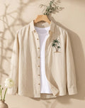 Embroidered shirt premium and comfortable look